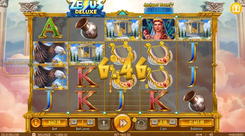 Zeus Deluxe slot game