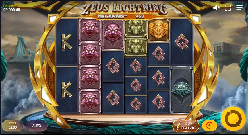Zeus Lightning Megaways demo gameplay how to play