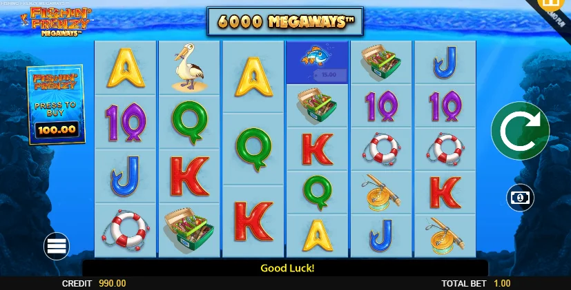 Fishin Frenzy Megaways slot game