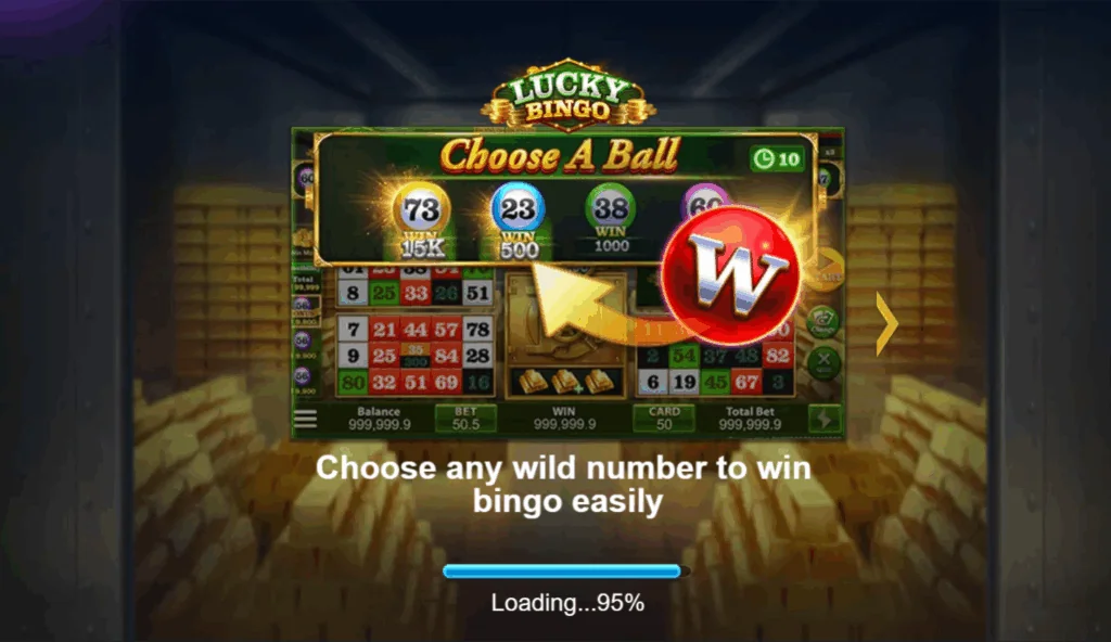 Lucky Bingo slot game screenshot