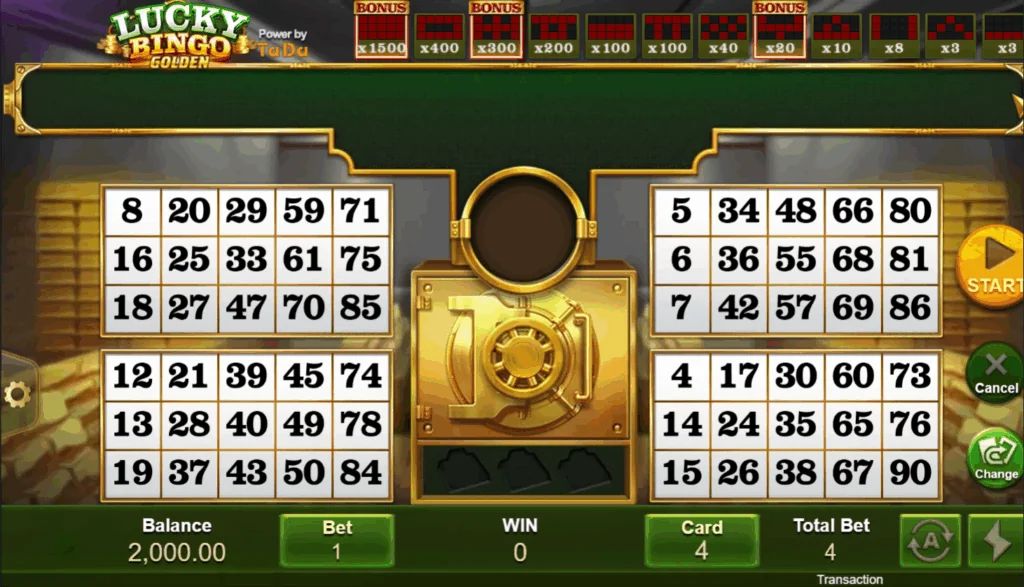 Lucky Bingo demo gameplay