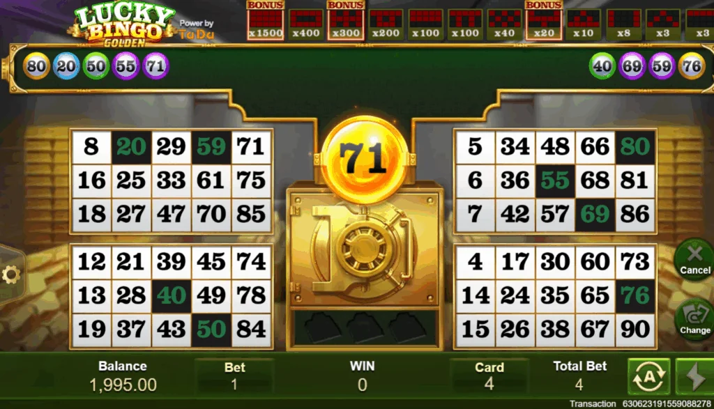 how to play Lucky Bingo slot game