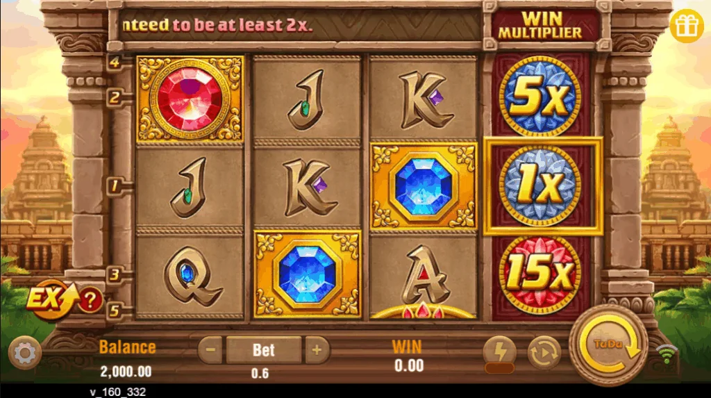 Fortune Gems slot game screenshot
