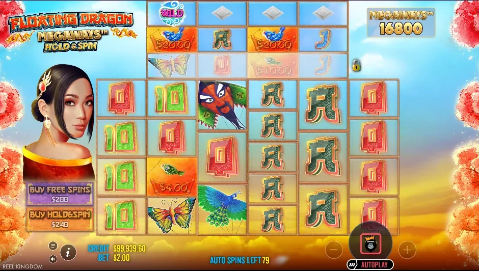 Floating Dragon Megaways slot features and rtp