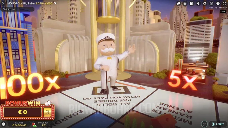 Monopoly Big Baller slot game