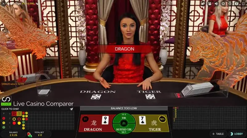 Dragon Tiger slot game