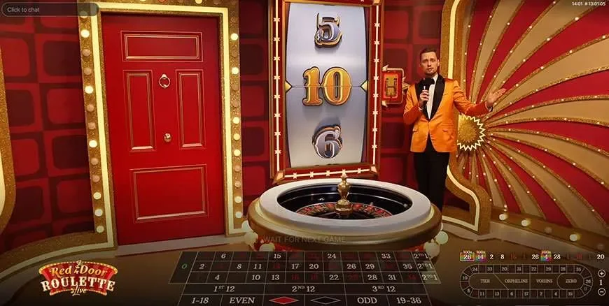 Red Door Roulette slot game screenshot