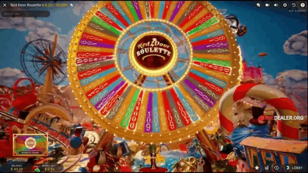 Red Door Roulette slot game