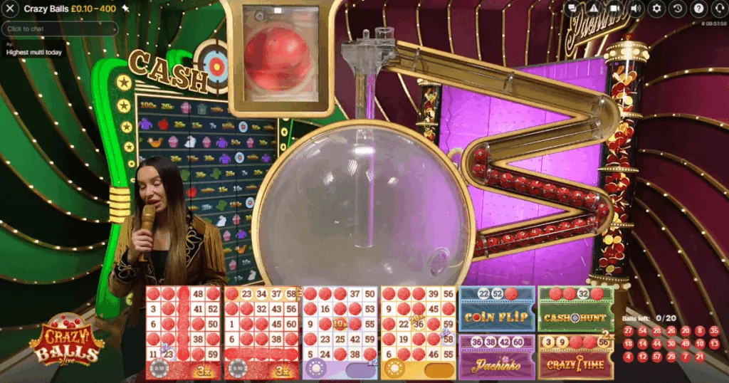 Crazy Balls slot features and rtp