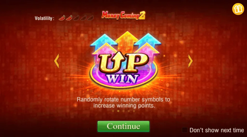 Money Coming 2 slot game screenshot